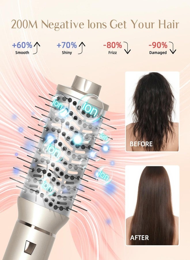 RUCHA 8-in-1 Foldable Hot Air Styler, 110,000 RPM High Speed Hair Nora Styler, Air Curler for Hair, Negative Ion Hot Air Bursh for Frizz-Free Styling Fast Drying Curling Straightening Volumizing - Image 5